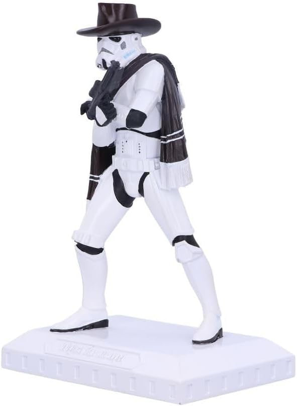 Cowboy Trooper Figurine 18cm Resin Western Style Collectible Home Decor Gift