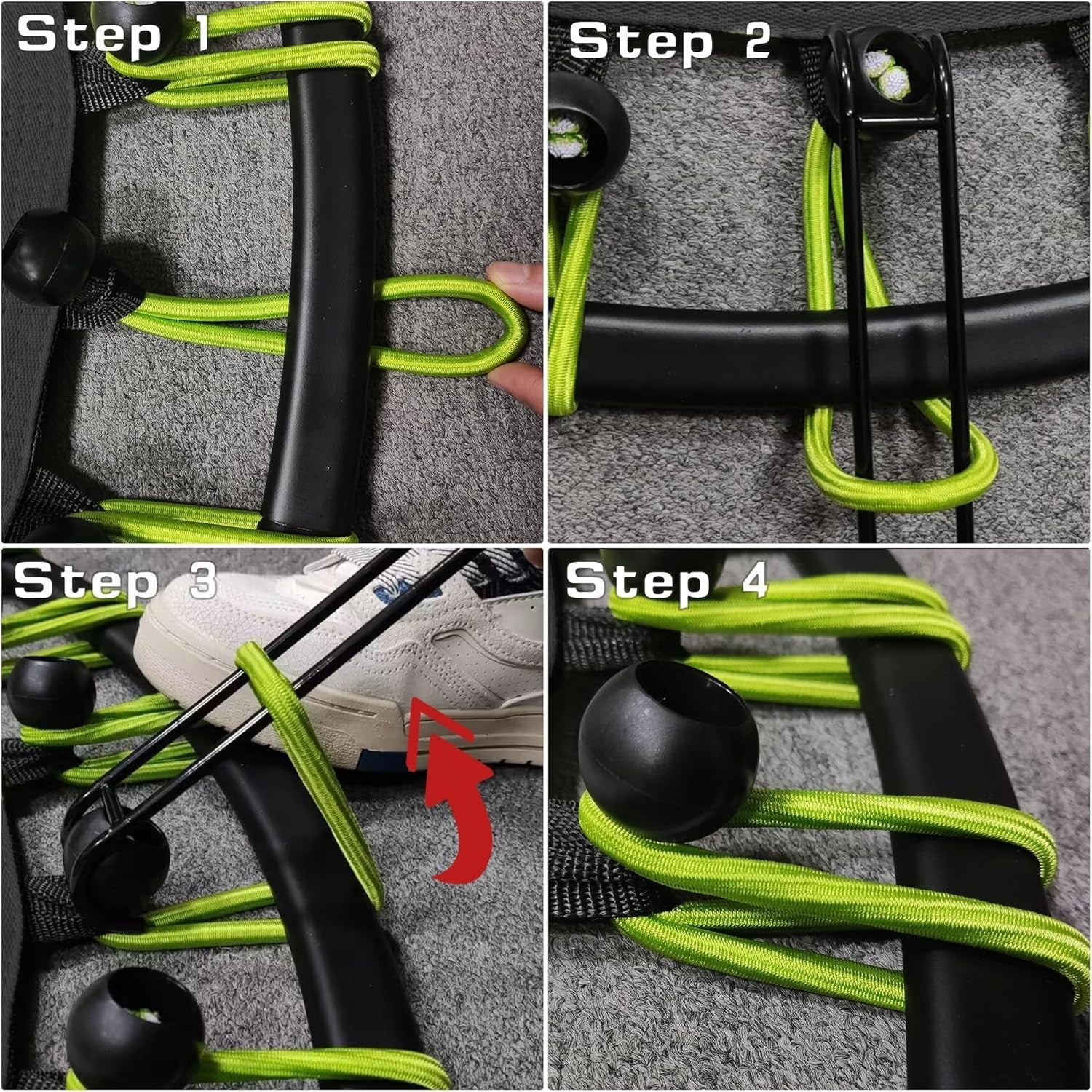 100cm Mini Rebounder Trampoline 400lb Quiet Indoor Fitness Adults
