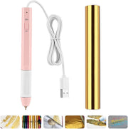 Heat Foil Pen Kit USB Hot Stamping Tool for Card Making Scrapbooking