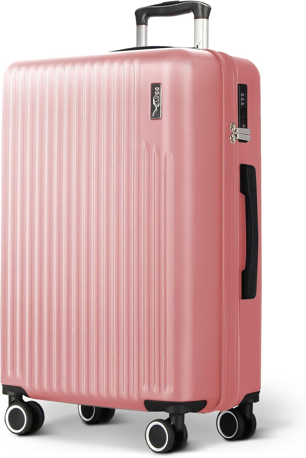 28in Large ABS Travel Suitcase Check In Luggage TSA Indent Lock Spinner
