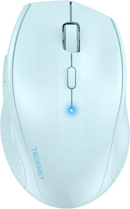 Quiet Bluetooth Mouse 4800 DPI Slim Ergonomic Cordless for Laptop Home Office