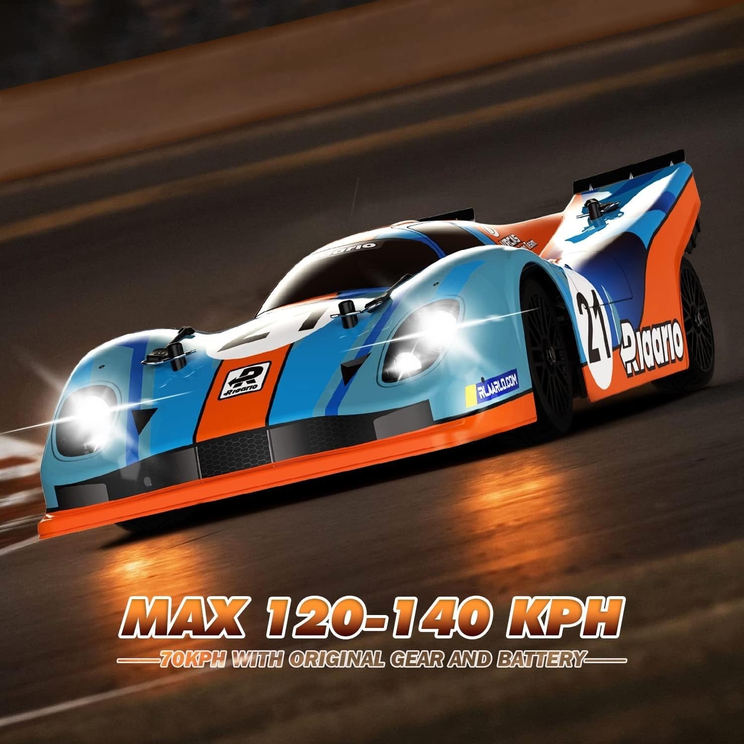 High Speed 1:10 RC Car 75MPH | 4WD Brushless On-Road Racing Car Gift