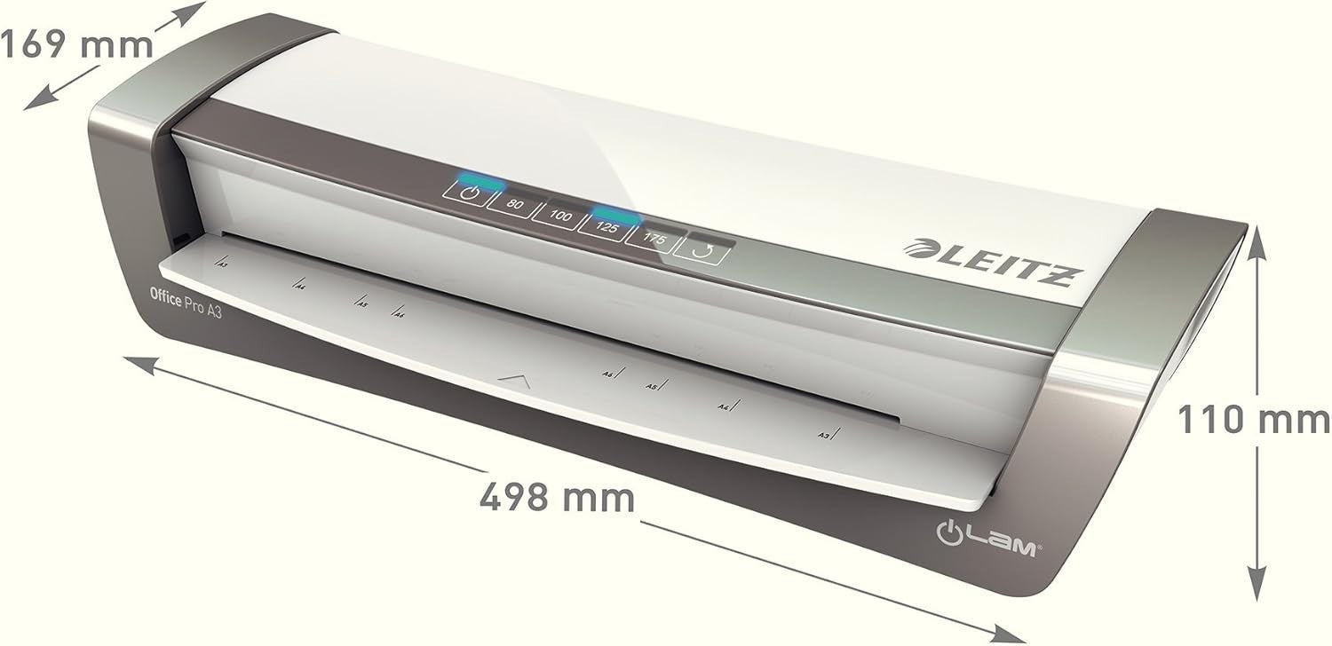 A3 Office Laminator Fast 1 Min Warm Up Touch Panel Auto Reverse Pro Use