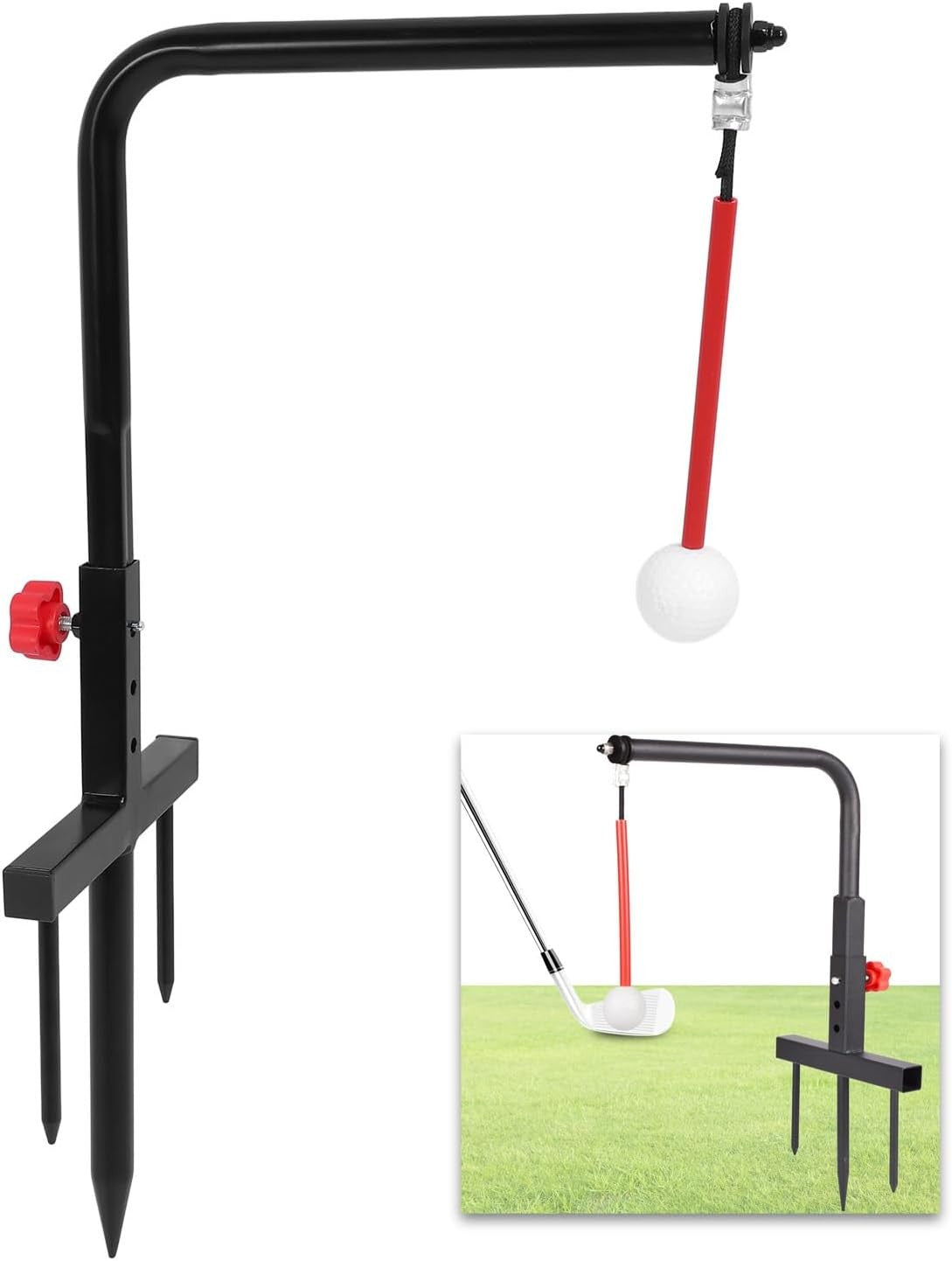 Golf Swing Trainer Indoor Simulator Speed Monitor Alignment Aid