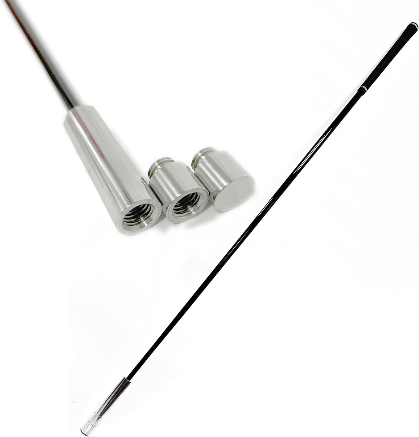 Golf Swing Speed Trainer 3 in 1 Adjustable Weight Stick