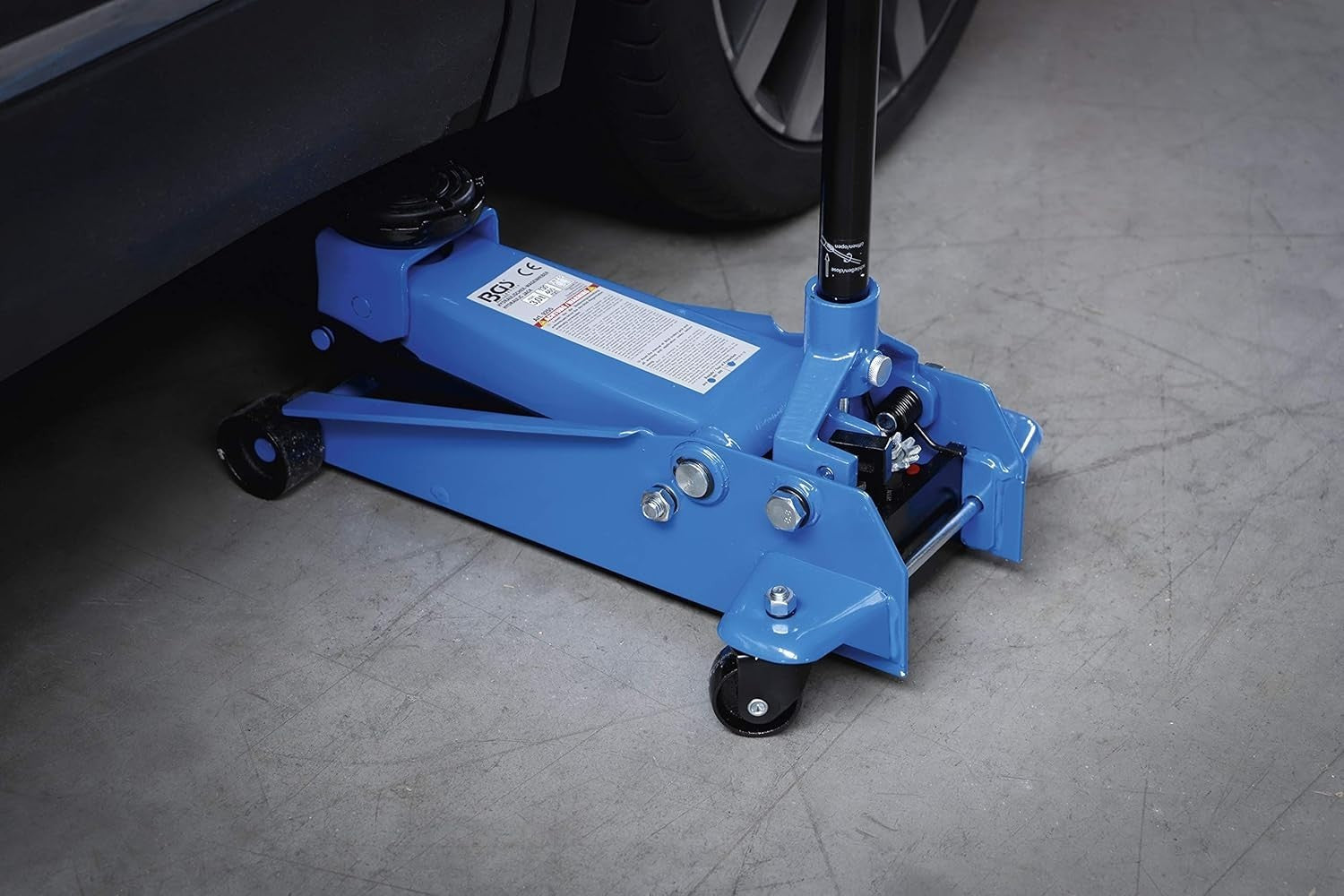 3 Ton Hydraulic Floor Jack Heavy Duty 130–465mm Steel Trolley Lift Blue