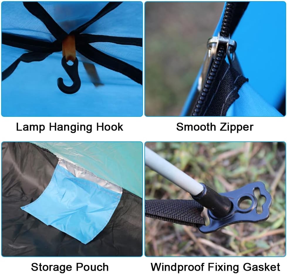 Pop Up Camping Tent 2-4 Person Instant Automatic Waterproof