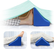 Bed Wedge Pillow Memory Foam Incline Triangle for Acid Reflux Sleep