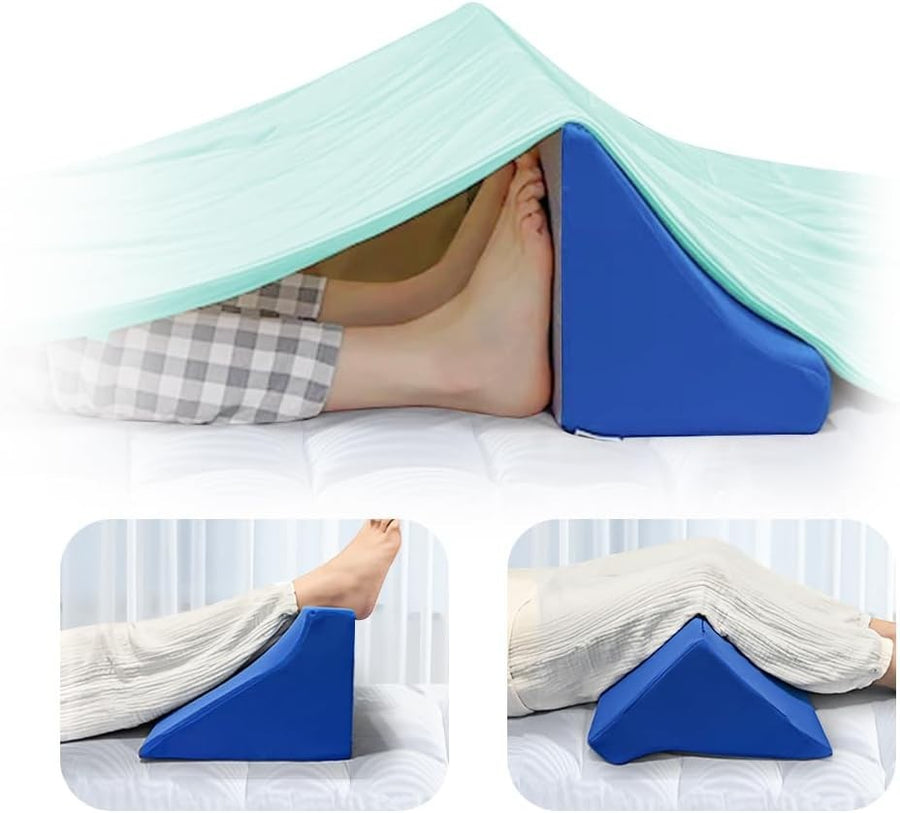 Bed Wedge Pillow Memory Foam Incline Triangle for Acid Reflux Sleep