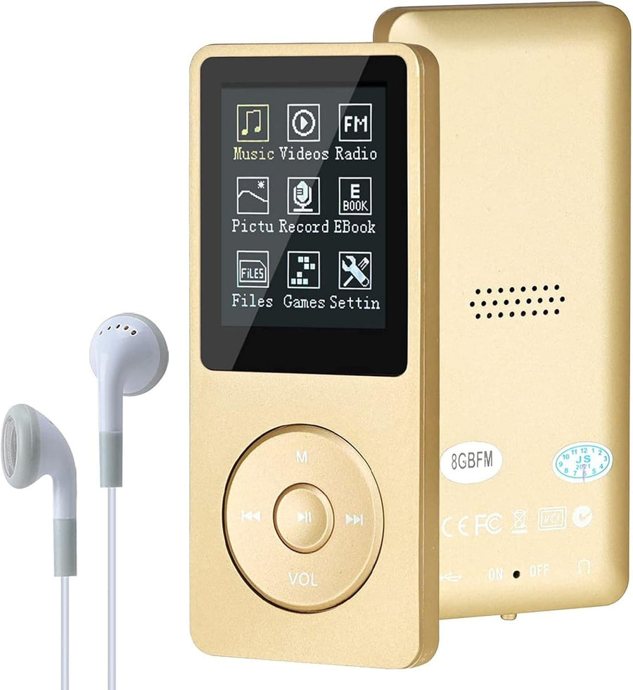 8GB MP3 Player Portable HiFi Music Player FM Radio Voice Recorder