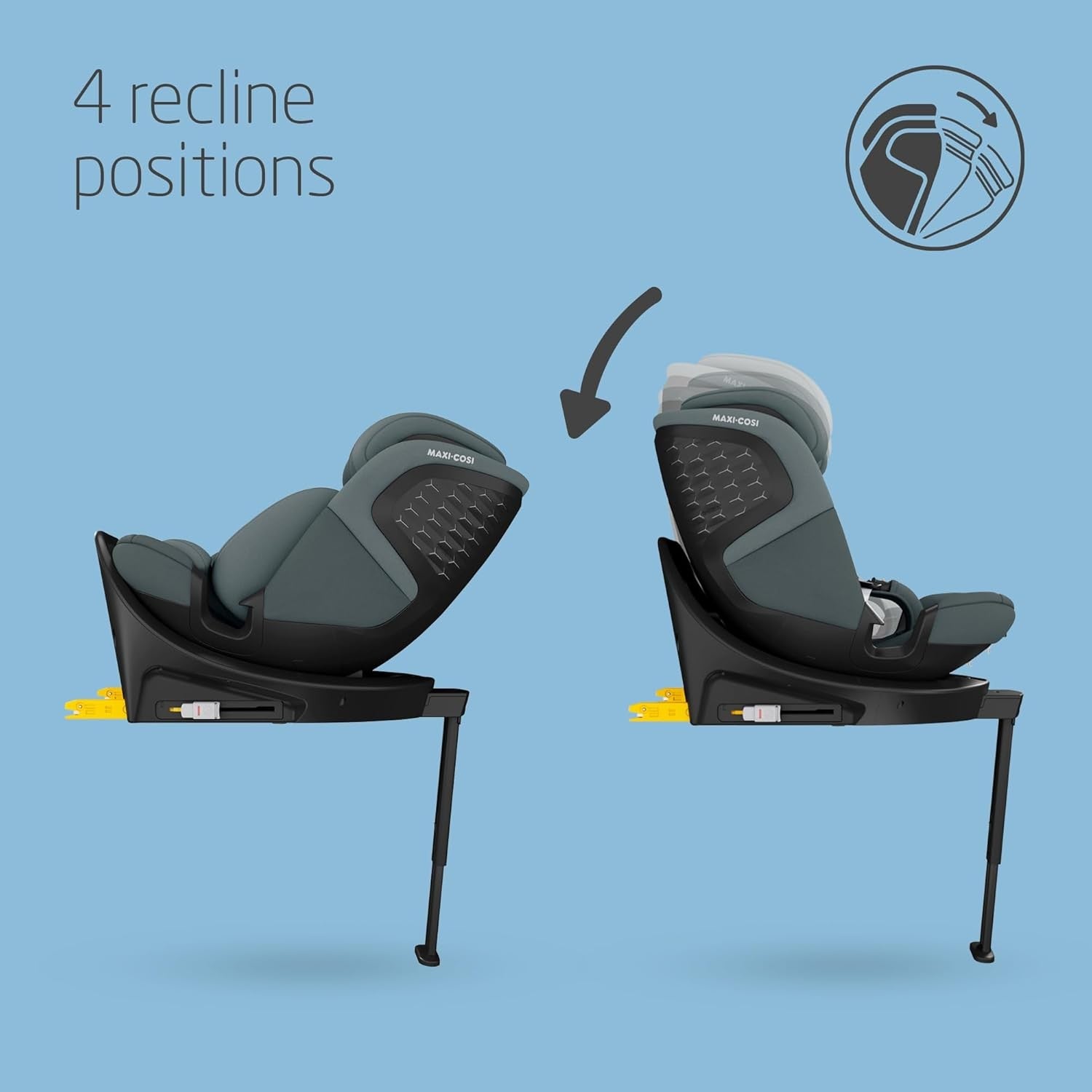 360° Swivel Baby Car Seat i-Size ISOFIX 0–12 Years Rear Forward Facing