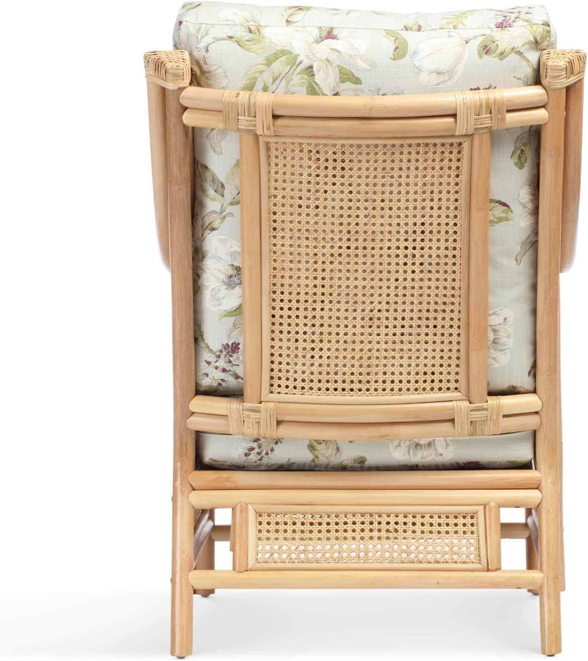 Classic Cane Conservatory Armchair Indoor Rattan Chair with Luxury Cushions