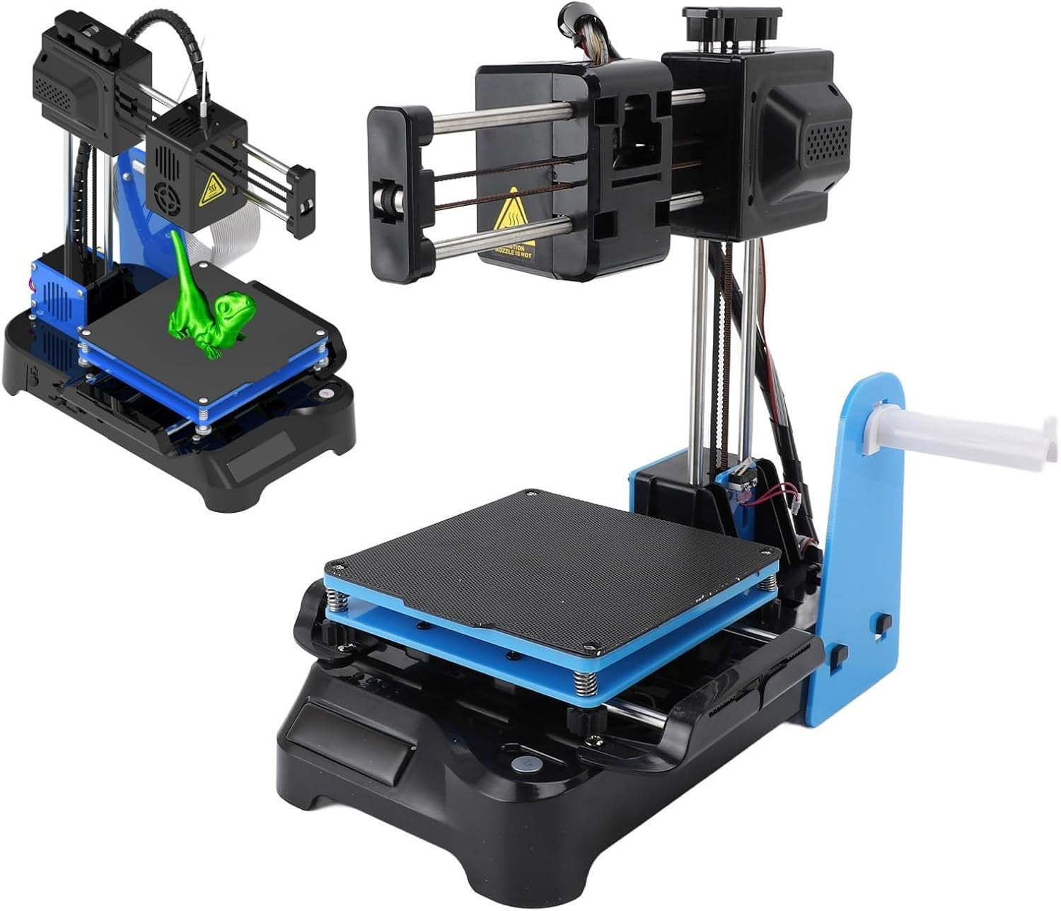 Small Portable 3D Printer Fast Heating Compact Magnetic Bed PLA TPU