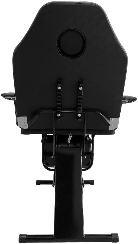 Reclining Massage Bed 3-Section Adjustable Beauty Salon Tattoo Spa Couch Black