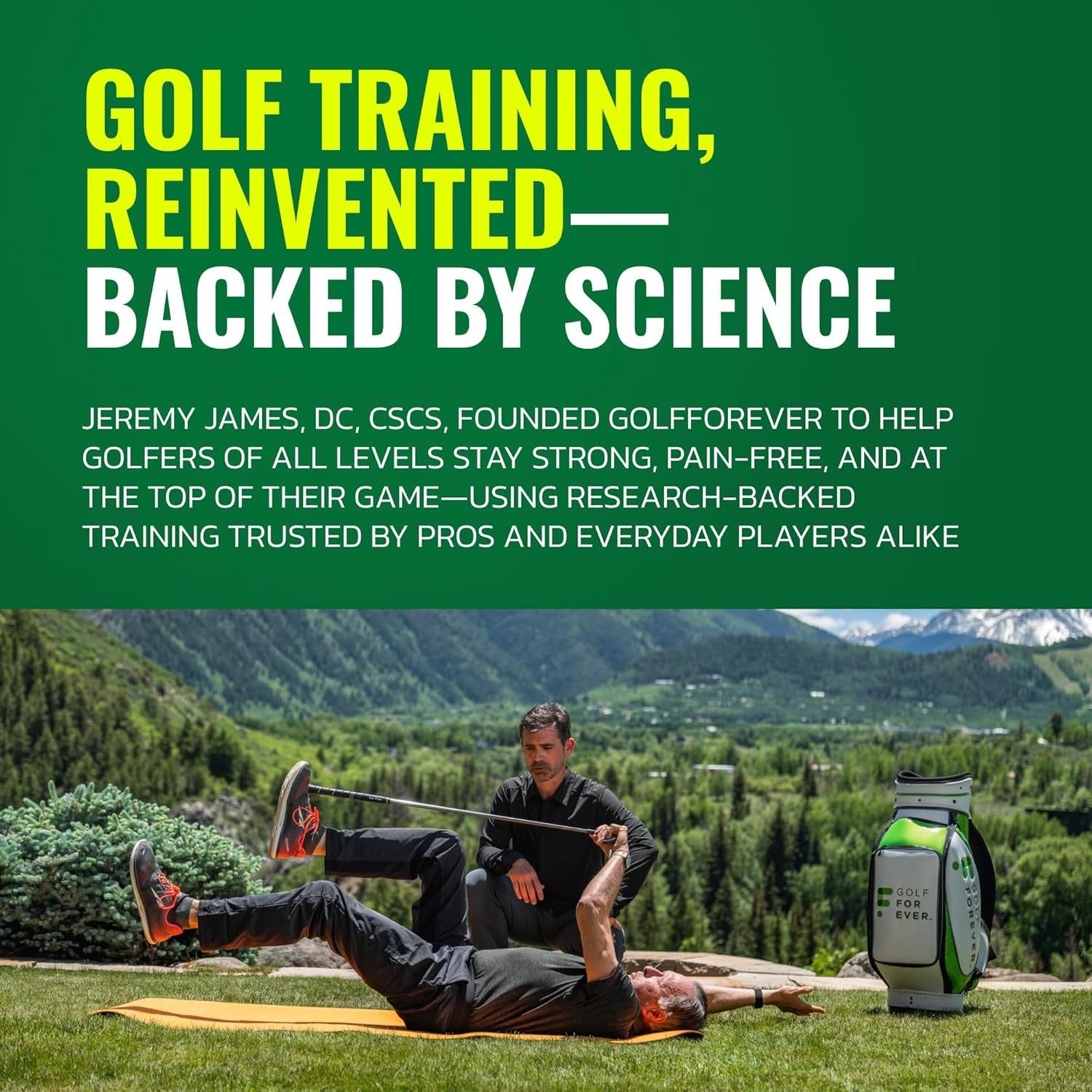 Golf Swing Trainer Resistance Band Fitness Posture System