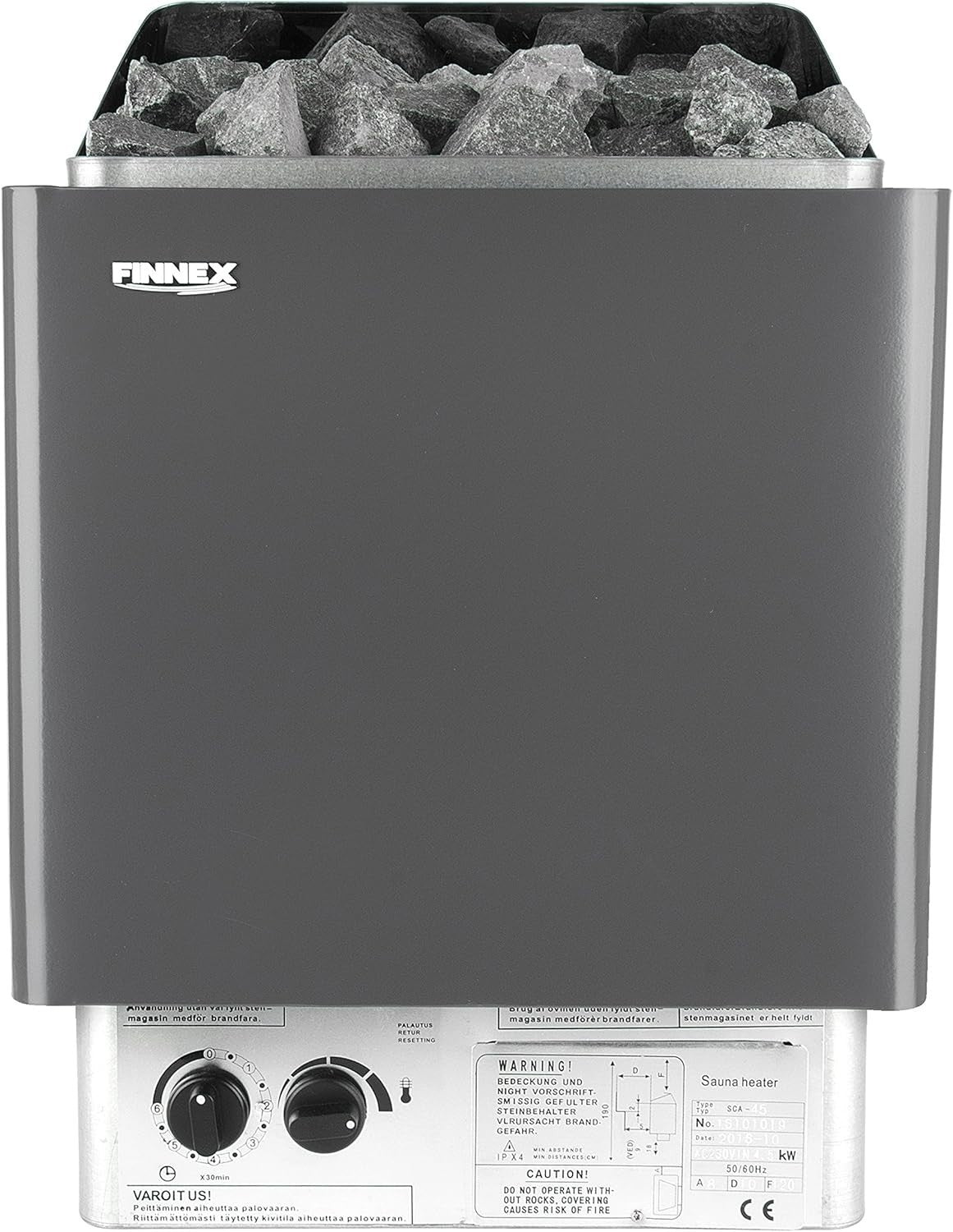 6KW Electric Sauna Heater – Fast Heat, Timer & Safety Control (No Stones)