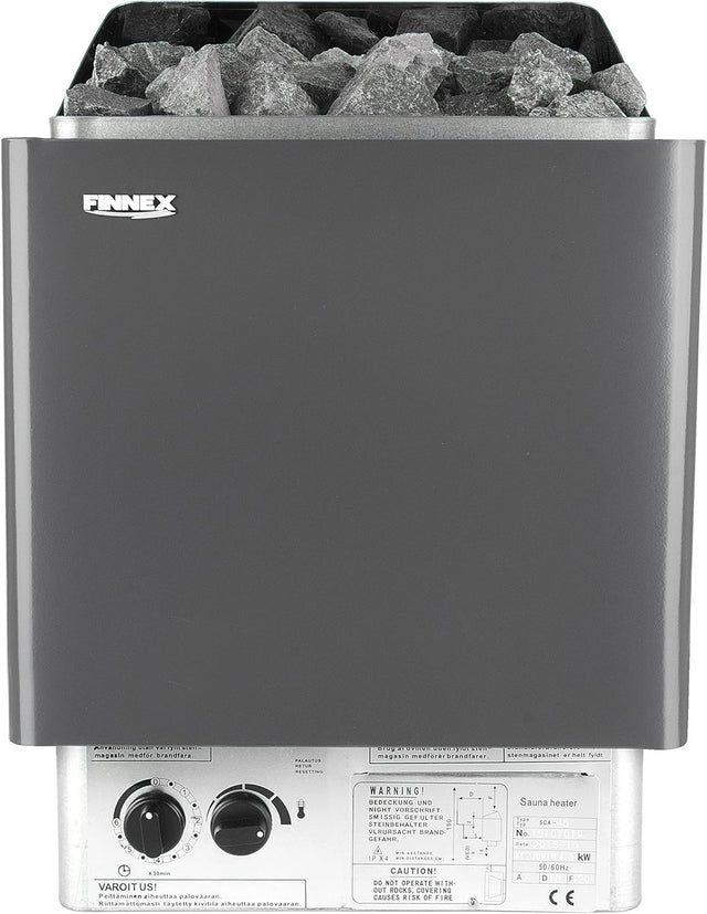 6KW Electric Sauna Heater – Fast Heat, Timer & Safety Control (No Stones)