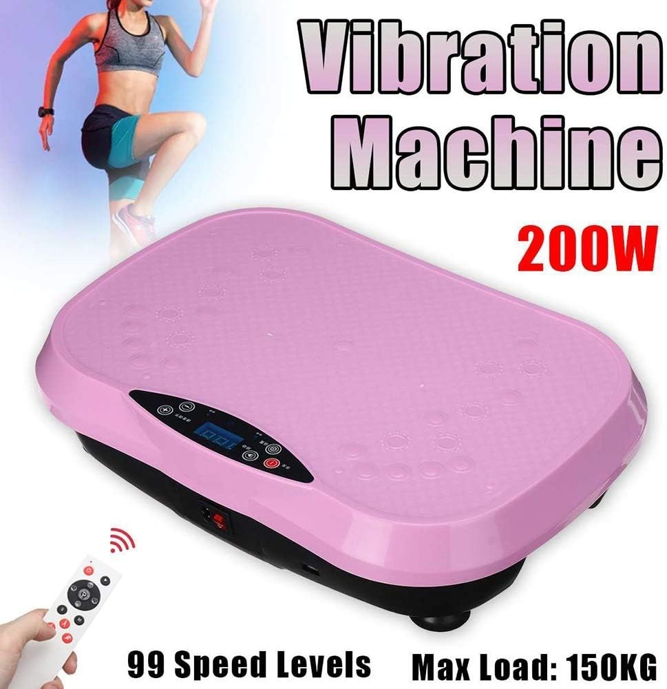 200W Vibration Plate Exercise Machine Mini Fitness Board Weight Loss