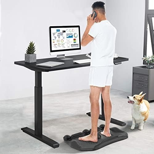 Ergonomic Anti Fatigue Standing Mat with Massage Ball, Non Slip Desk Floor Mat