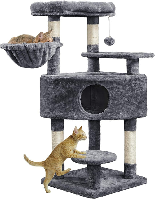 117cm Cat Tree Tower Condo Hammock Sisal Scratching Posts Indoor Cats