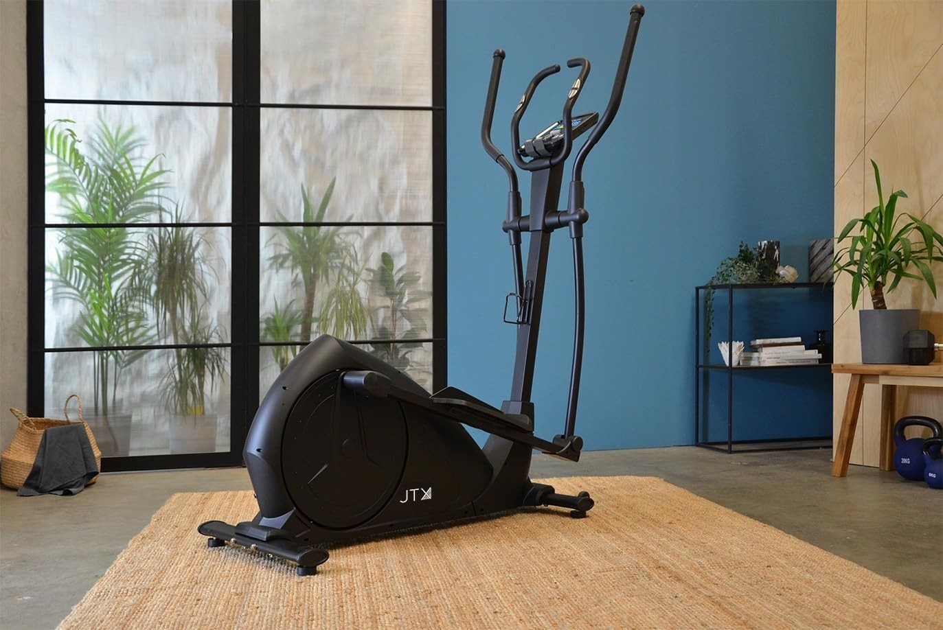 Smart Home Cross Trainer, 16" Stride, 16-Level Electro-Magnetic Resistance