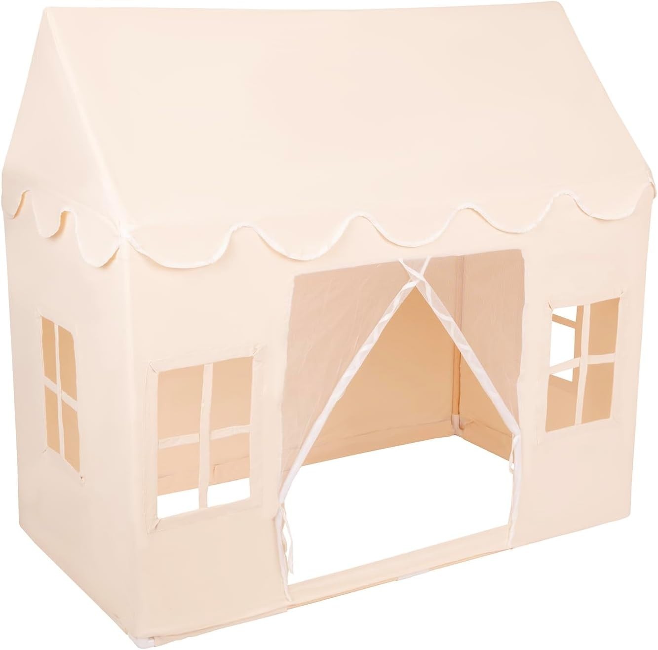Kids Cotton Playhouse Tent w 400 Balls Foldable Indoor Outdoor Play Den