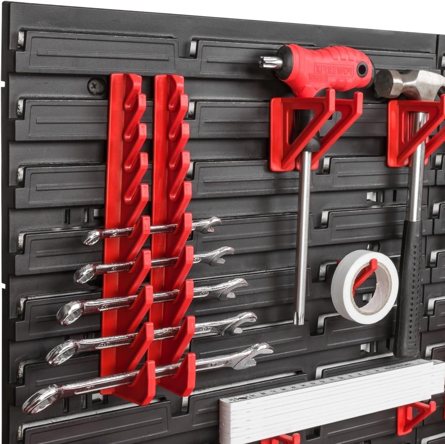 Large Garage Pegboard Tool Organizer Wall Storage Bin Rack Set