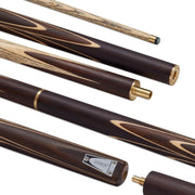 Precision 3/4 Jointed Ash Snooker Cue 57in 18oz Rosewood Butt 9.5mm
