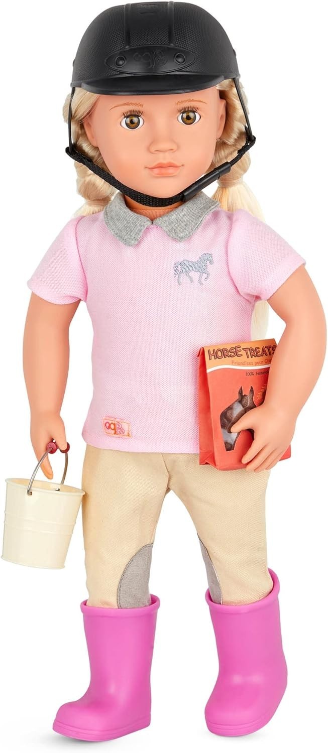 18-Inch Equestrian Doll Horse Riding Outfit Accessories Soft Body