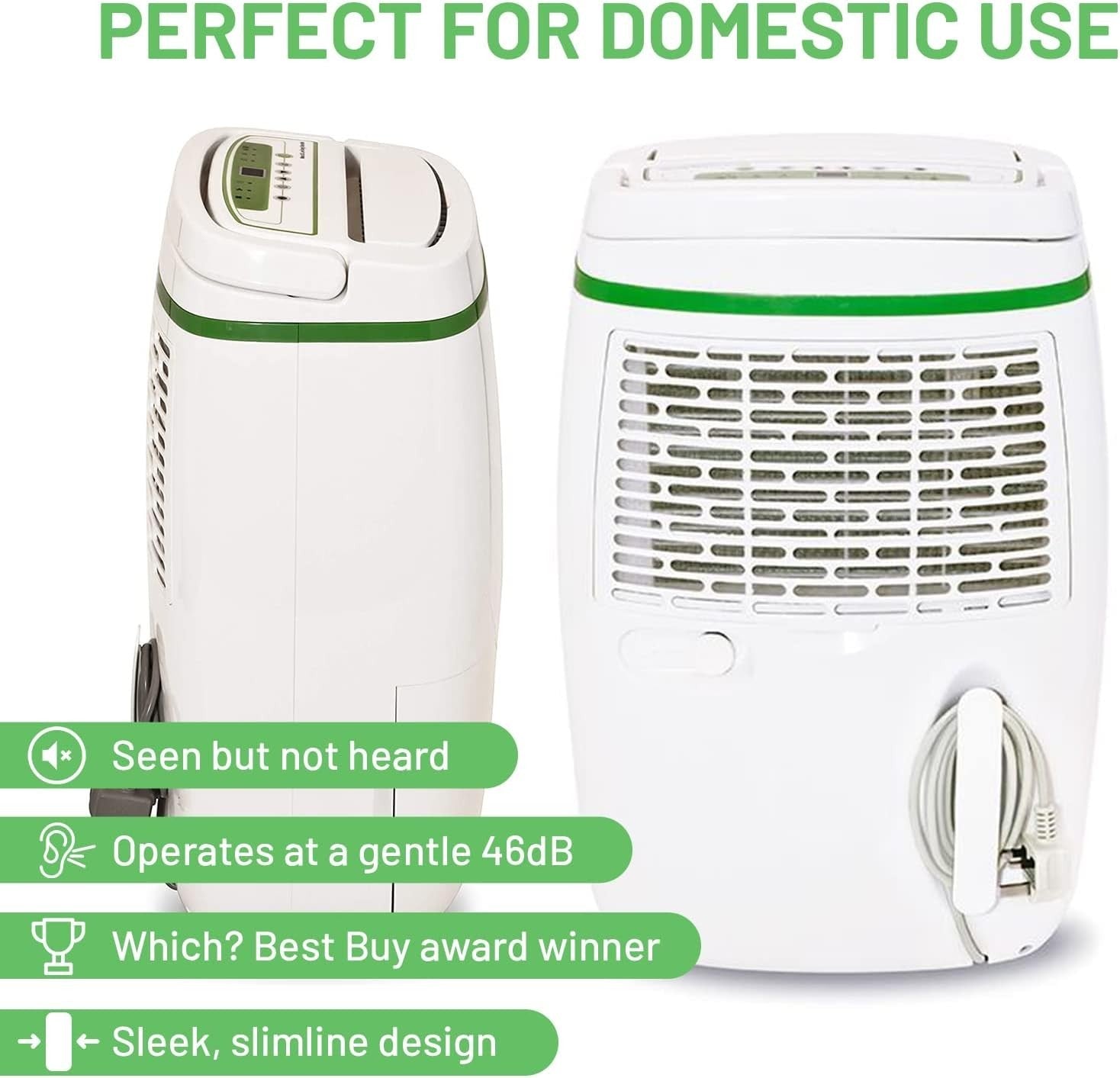 20L Dehumidifier Air Purifier 2 in 1 HEPA Low Energy Large Home