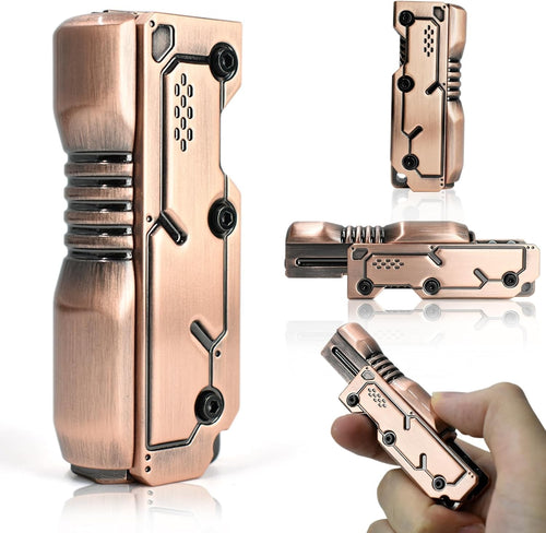 Copper Metal Fidget Slider EDC Stress Relief Clicker