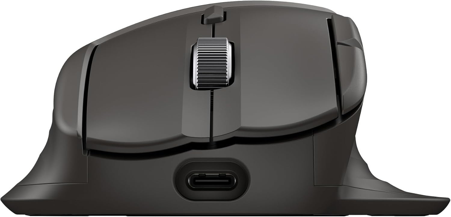 Ergonomic Wireless Mouse 6K DPI Fast Scroll Rechargeable Multi-Device