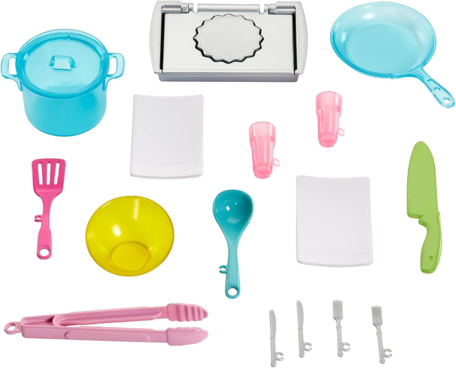 Girls Chef Doll Kitchen Playset Play Dough Cooking Toy Accessories
