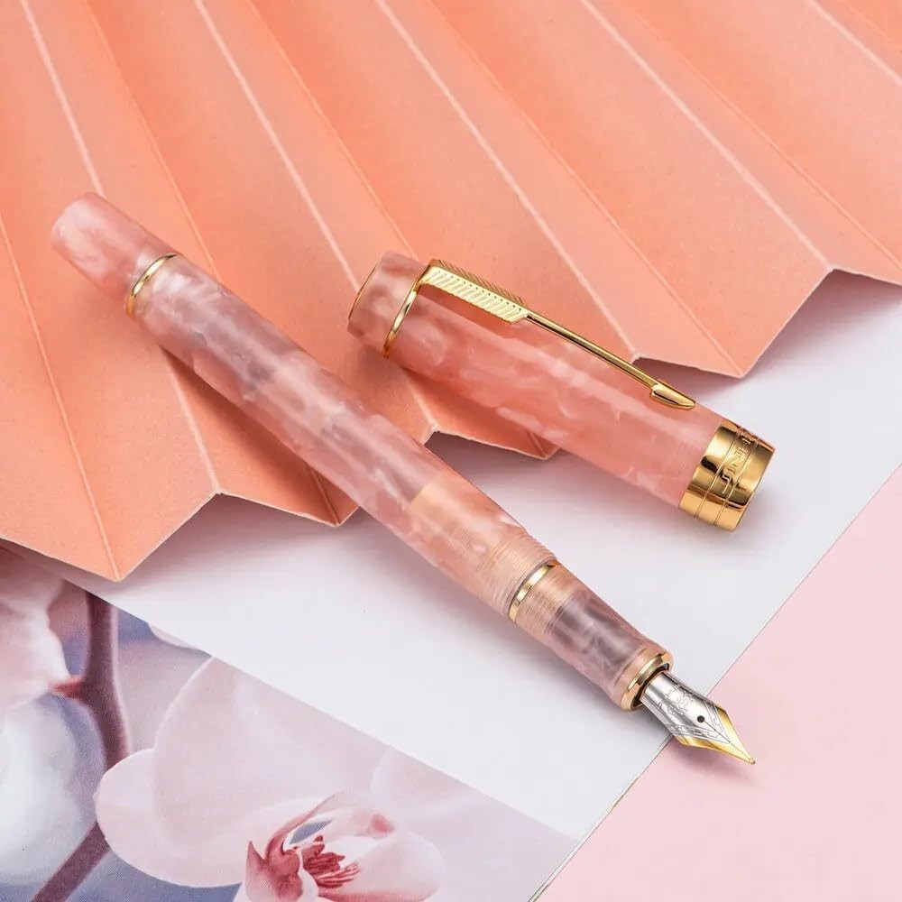Luxury Gold Fountain Pen Medium Nib Executive Gift