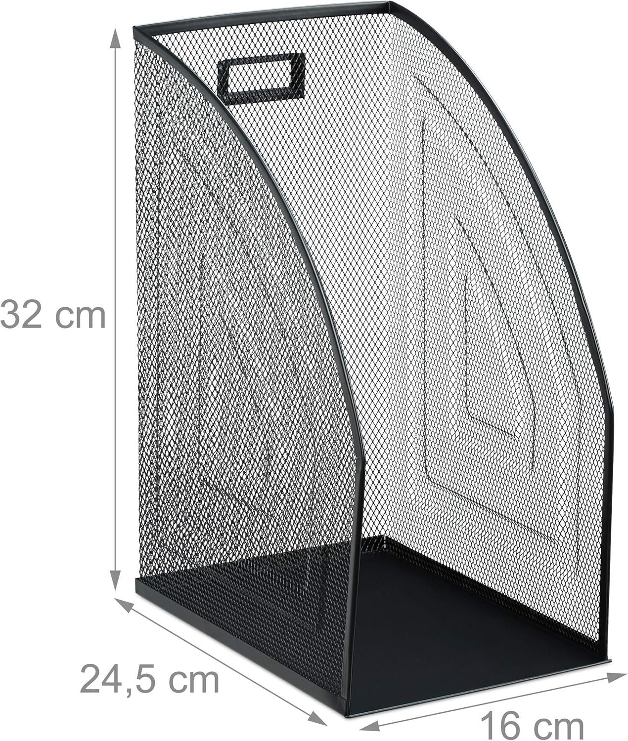 A4 Mesh Metal File Holder Desk Organizer Magazine Document Storage