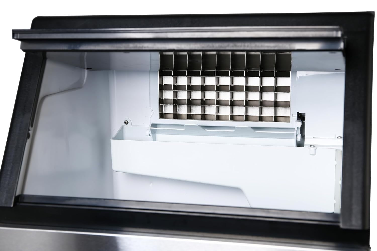Commercial Ice Maker 45kg/24H Cube Machine 13kg Storage LCD Plumbed