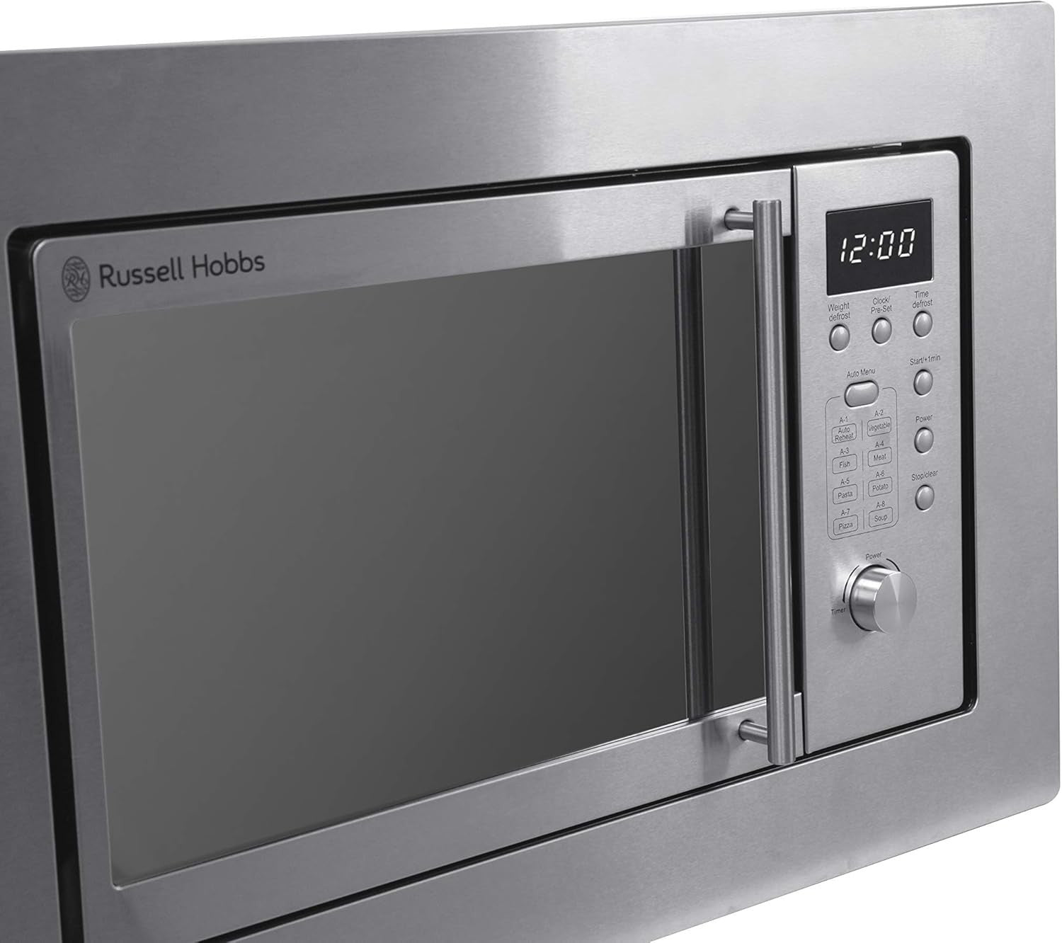 20L Built-In Digital Microwave 800W 8 Auto Cook Stainless Steel