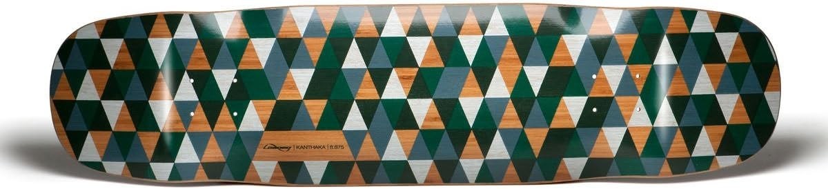 Kanthaka Bamboo Longboard Deck 9" Wide 75mm Wheels Freeride Street