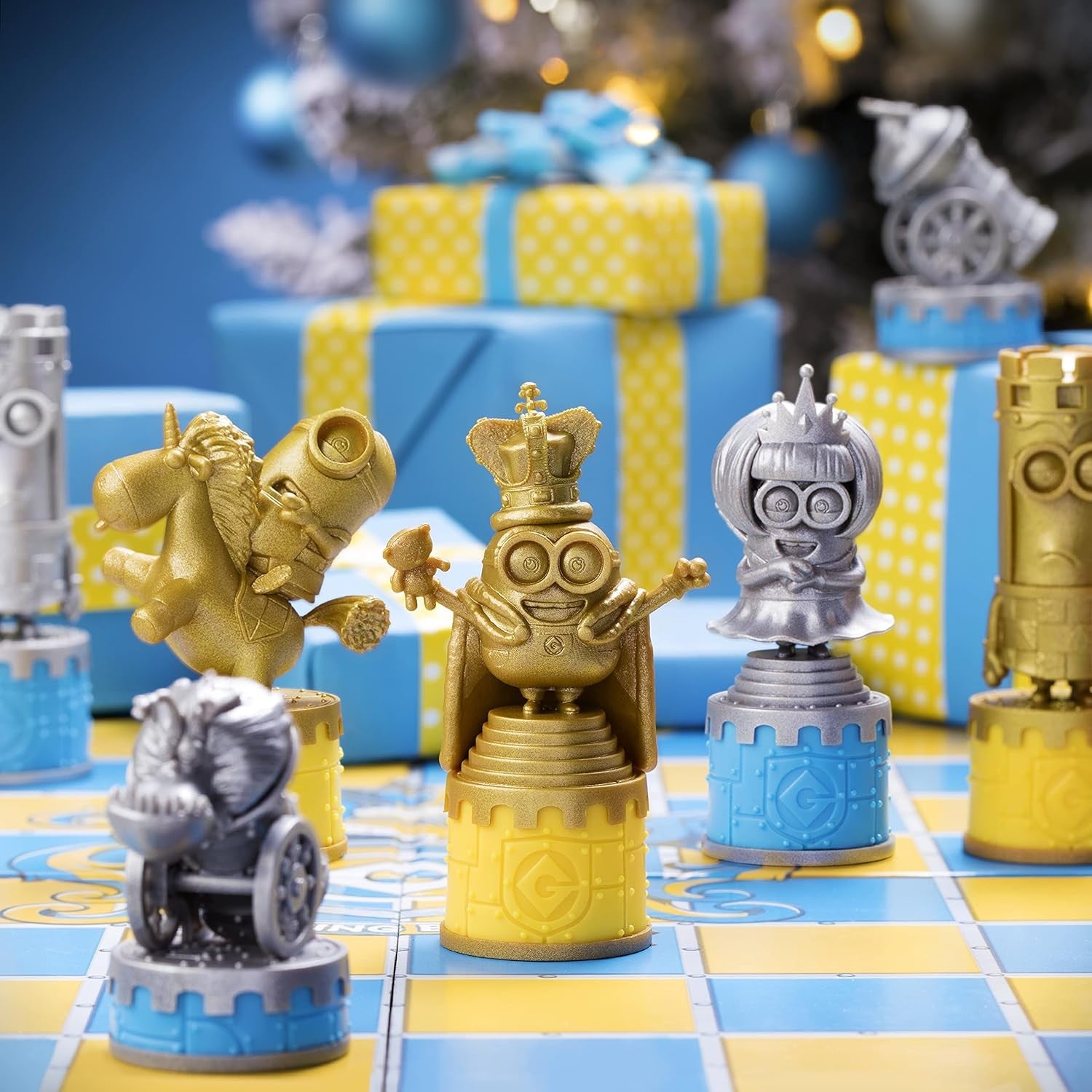 Minions Medieval Mayhem Chess Set – Detailed Figures & 18.5" Board Gift