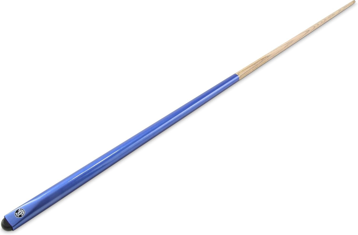 48in Kids Snooker Pool Cue 9.5mm Tip Ash Shaft Centre Joint Gloss 2pc
