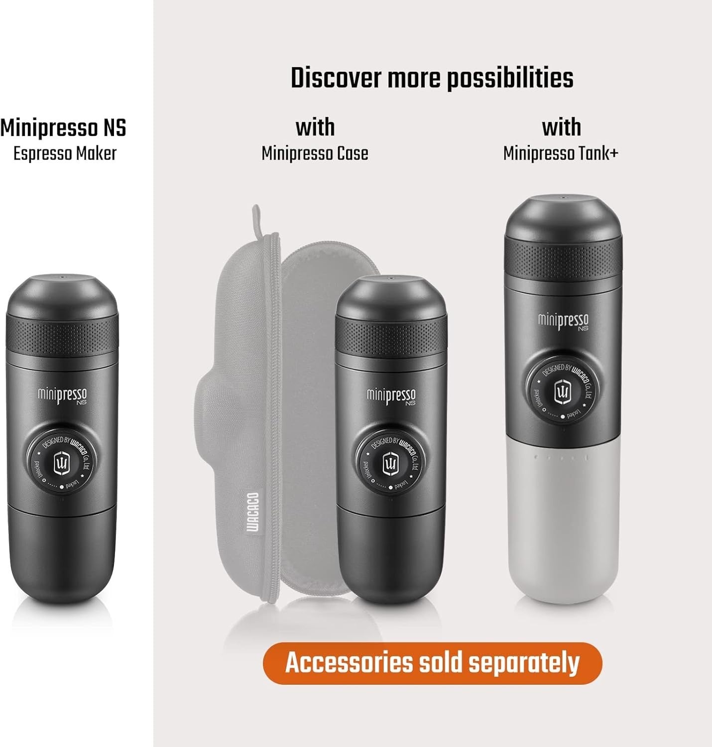 Portable Espresso Maker | Manual Hand-Pump | Travel Coffee Machine | Compatible