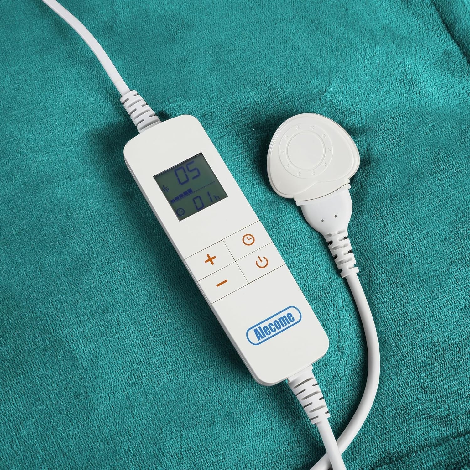Electric Heated Throw Blanket 10 Heat Settings Washable Timer 160x130cm