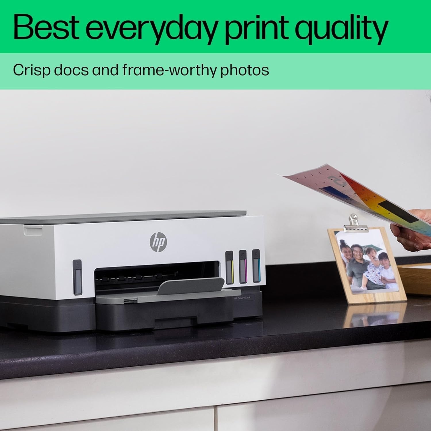 Grey White Smart Tank A4 Wireless Colour Inkjet Printer Duplex HomeUse