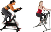 Indoor Cycling Bike + Row-N-Ride PRO Squat Trainer Bundle 136KG