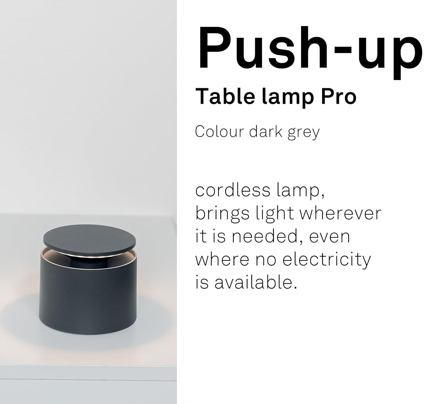 Rechargeable Touch Control LED Table Lamp | Outdoor Safe, Dimmer, Modern