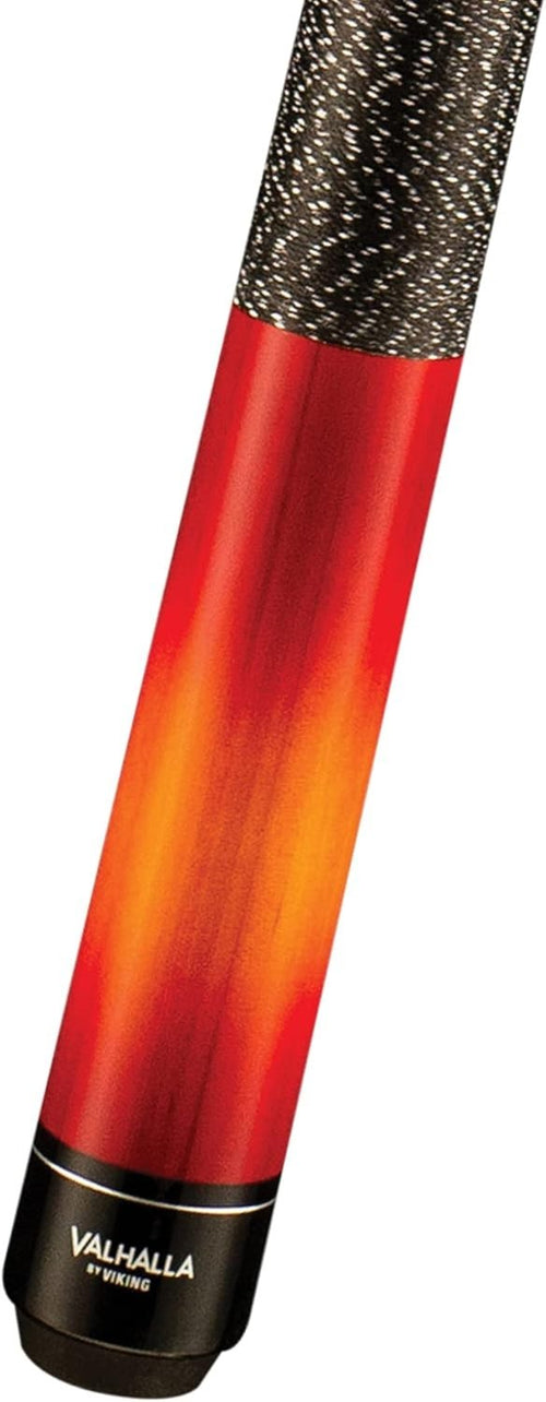 58" Pool Cue 13mm Leather Tip Hard Rock Maple Shaft Nylon Wrap