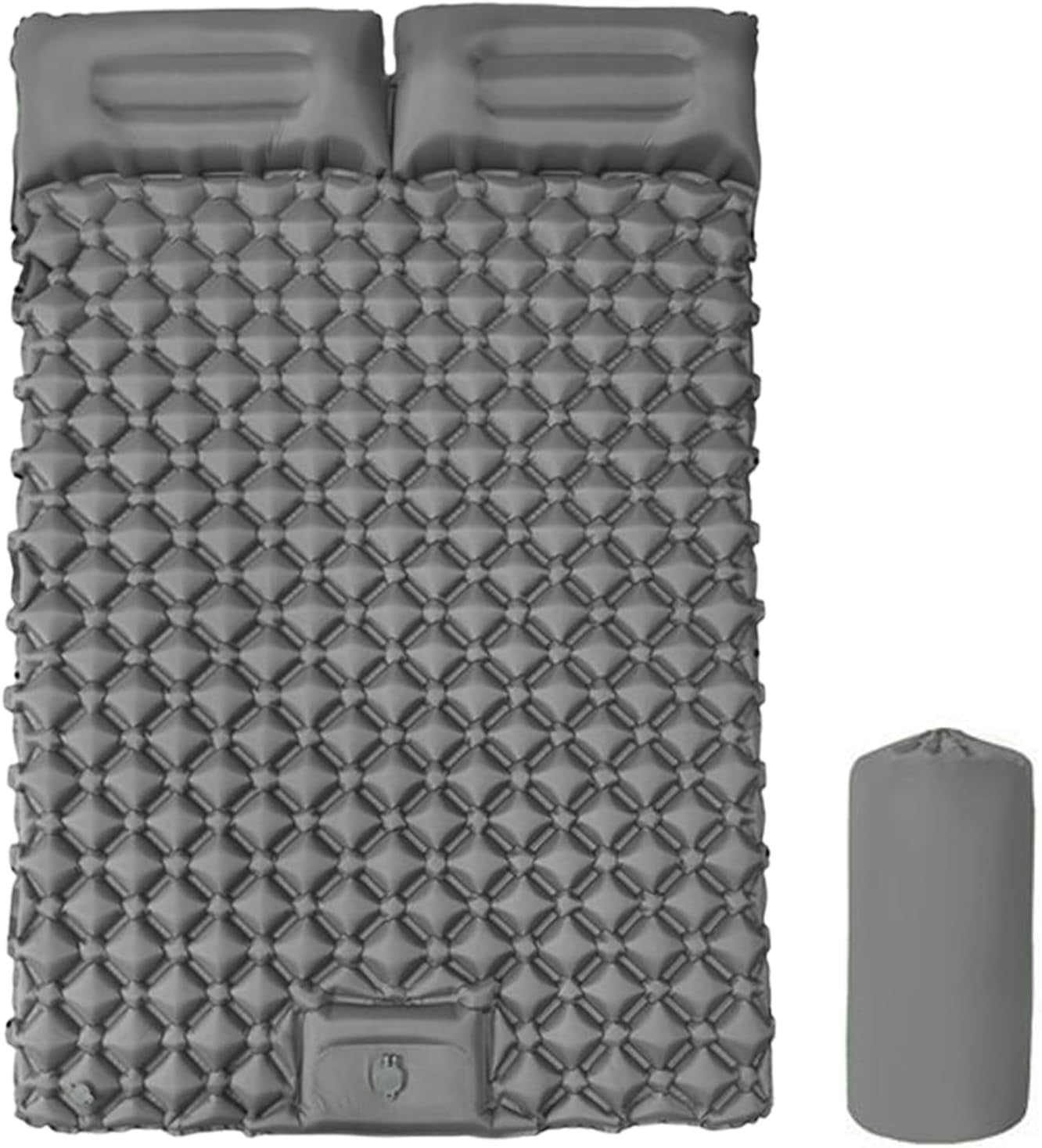 Double Inflatable Camping Sleeping Pad Waterproof Foldable 2 Person Mat