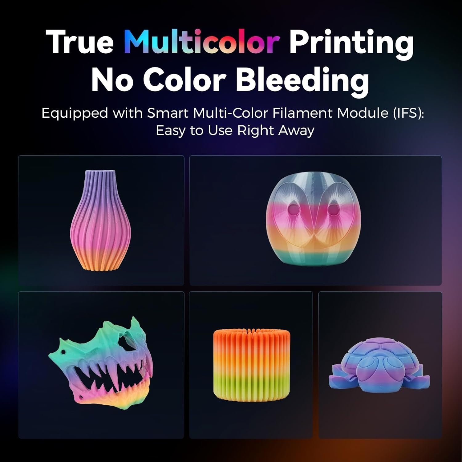 High Speed Multi-Color 3D Printer Auto Leveling 600mm/s CoreXY