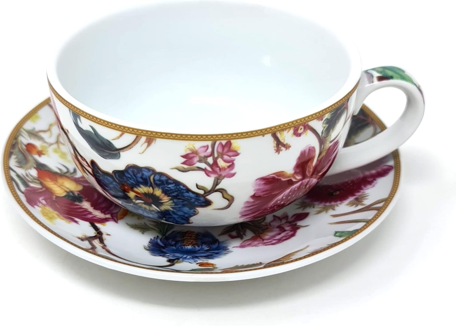 Tea For One Teapot Cup Saucer Set 600ml Fine China Floral Gift Box