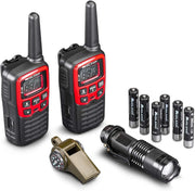 Emergency Survival Kit Walkie Talkies 6km PMR446 Torch Compass Set